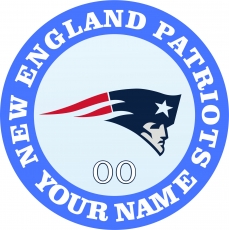New England Patriots Customized Logo custom vinyl decal