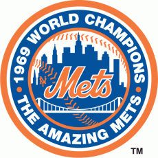 New York Mets 1969 Champion Logo 02 custom vinyl decal