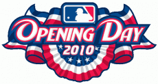 MLB Opening Day 2010 Logo heat sticker