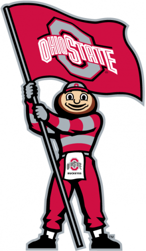 Ohio State Buckeyes 2003-2012 Mascot Logo 05 heat sticker