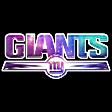 Galaxy New York Giants Logo heat sticker