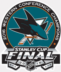 San Jose Sharks 2015 16 Champion Logo heat sticker