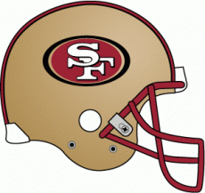 San Francisco 49ers 1996-2008 Helmet Logo custom vinyl decal