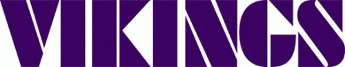 Minnesota Vikings 1982-2003 Wordmark Logo custom vinyl decal