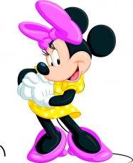 Minnie Mouse Logo 08 heat sticker