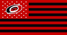 Carolina Hurricanes Flag001 logo heat sticker