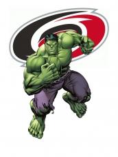 Carolina Hurricanes Hulk Logo heat sticker