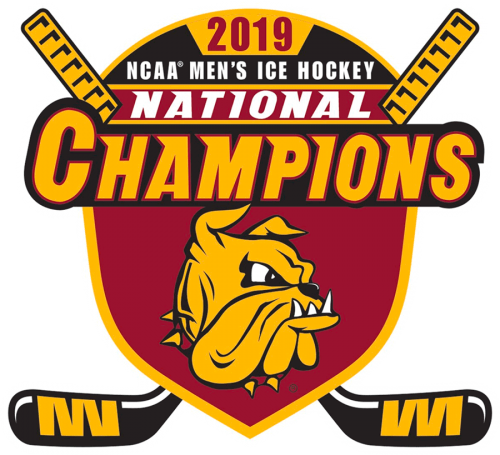 Minnesota-Duluth Bulldogs 2019 Champion Logo heat sticker