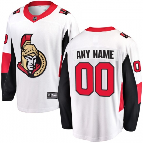 Ottawa Senators Custom Letter and Number Kits for Away Jersey Material Vinyl