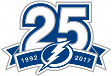 Tampa Bay Lightning 2017 18 Anniversary Logo custom vinyl decal