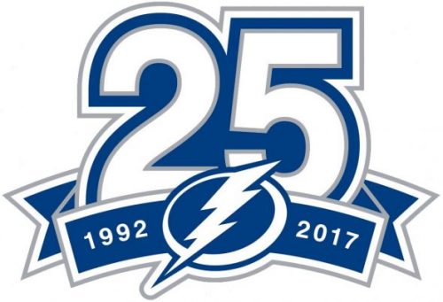 Tampa Bay Lightning 2017 18 Anniversary Logo heat sticker