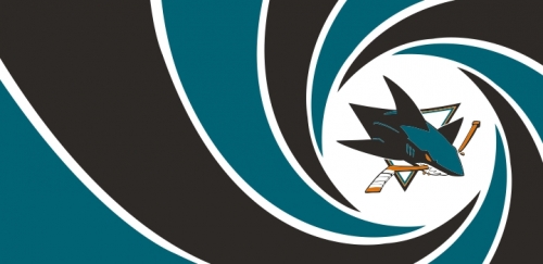 007 San Jose Sharks logo custom vinyl decal