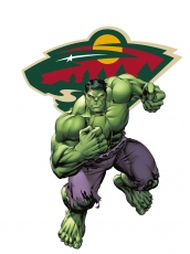 Minnesota Wild Hulk Logo custom vinyl decal