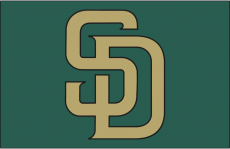 San Diego Padres 2007-2010 Cap Logo heat sticker