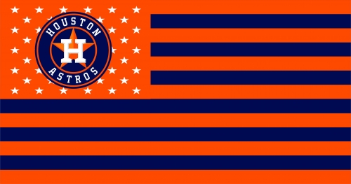 Houston Astros Flag001 logo heat sticker