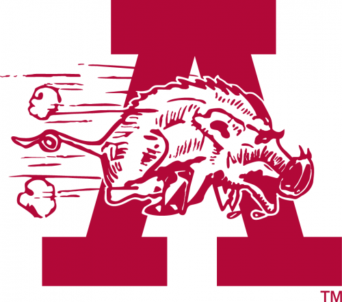 Arkansas Razorbacks 1938-1946 Secondary Logo custom vinyl decal