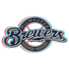 Phantom Milwaukee Brewers logo heat sticker