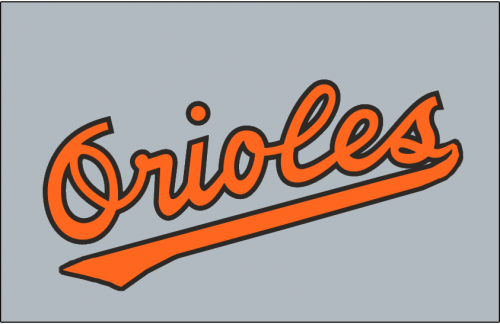 Baltimore Orioles 1955 Jersey Logo custom vinyl decal