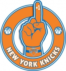 Number One Hand New York Knicks logo custom vinyl decal