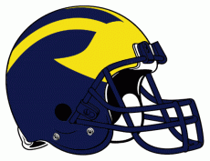 Michigan Wolverines 1976-Pres Helmet heat sticker