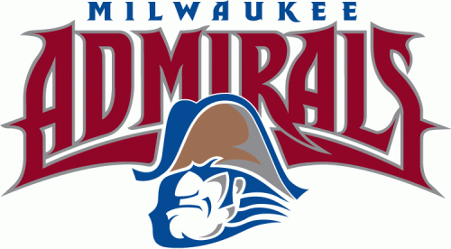 Milwaukee Admirals 2001 02-2005 06 Primary Logo custom vinyl decal