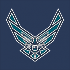 Airforce Charlotte Hornets Logo heat sticker