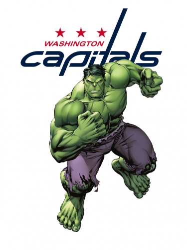 Washington Capitals Hulk Logo custom vinyl decal