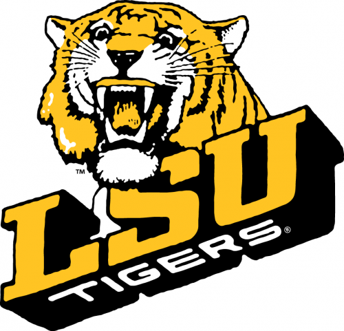 LSU Tigers 1980-1989 Primary Logo custom vinyl decal