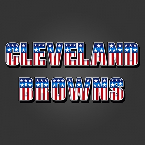 Cleveland Browns American Captain Logo custom vinyl decal