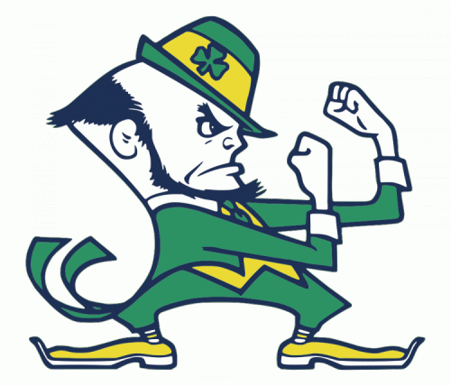 Notre Dame Fighting Irish 1984-Pres Mascot Logo custom vinyl decal