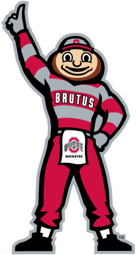 Ohio State Buckeyes 2003-2012 Mascot Logo 03 heat sticker