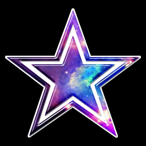 Galaxy Dallas Cowboys Logo heat sticker