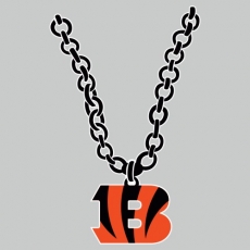 Cincinnati Bengals Necklace logo custom vinyl decal