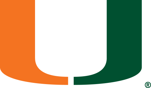 Miami Hurricanes 1972-Pres Primary Logo custom vinyl decal