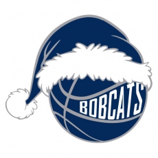 Charlotte Bobcats Basketball Christmas hat logo custom vinyl decal