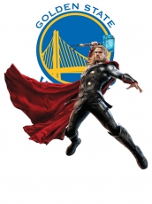 Golden State Warriors Thor Logo heat sticker