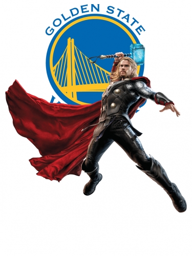 Golden State Warriors Thor Logo heat sticker