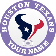 Houston Texans Customized Logo custom vinyl decal