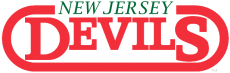 New Jersey Devils 1981 82-1989 90 Wordmark Logo custom vinyl decal