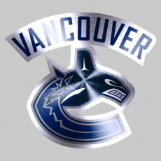 Vancouver Canucks Stainless steel logo heat sticker