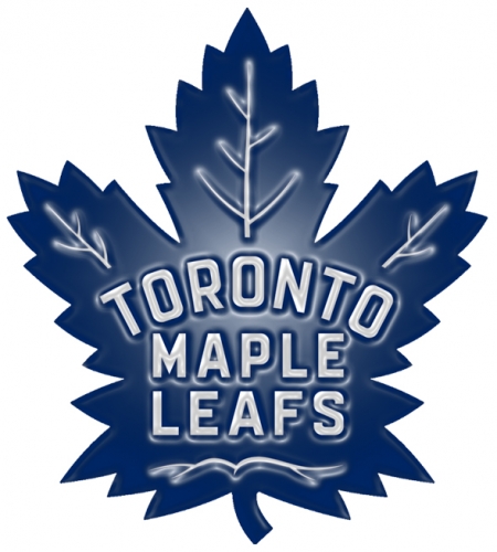 Toronto Maple Leafs Plastic Effect Logo custom vinyl decal