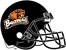 Oregon State Beavers 1997-2012 Helmet custom vinyl decal