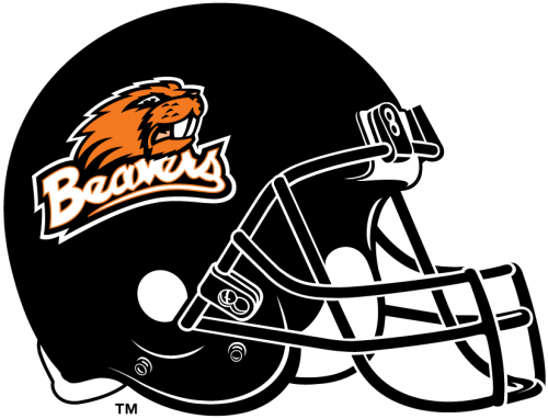 Oregon State Beavers 1997-2012 Helmet heat sticker