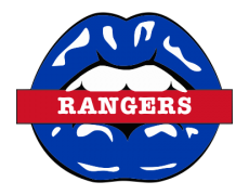 New York Rangers Lips Logo heat sticker