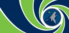 007 Minnesota Timberwolves logo heat sticker