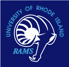 Rhode Island Rams 1989-2009 Primary Dark Logo heat sticker