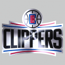 Los Angeles Clippers Stainless steel logo heat sticker