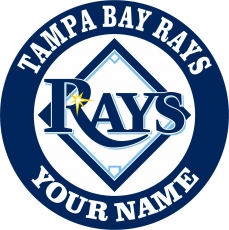Tampa Bay Rays Customized Logo custom vinyl decal