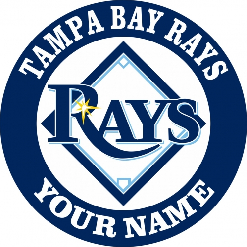 Tampa Bay Rays Customized Logo custom vinyl decal