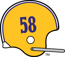 LSU Tigers 1971 Helmet heat sticker